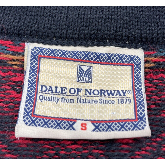 Dale of Norway Wool Cardigan Sweater Womens Small Red - Picture 3 of 8